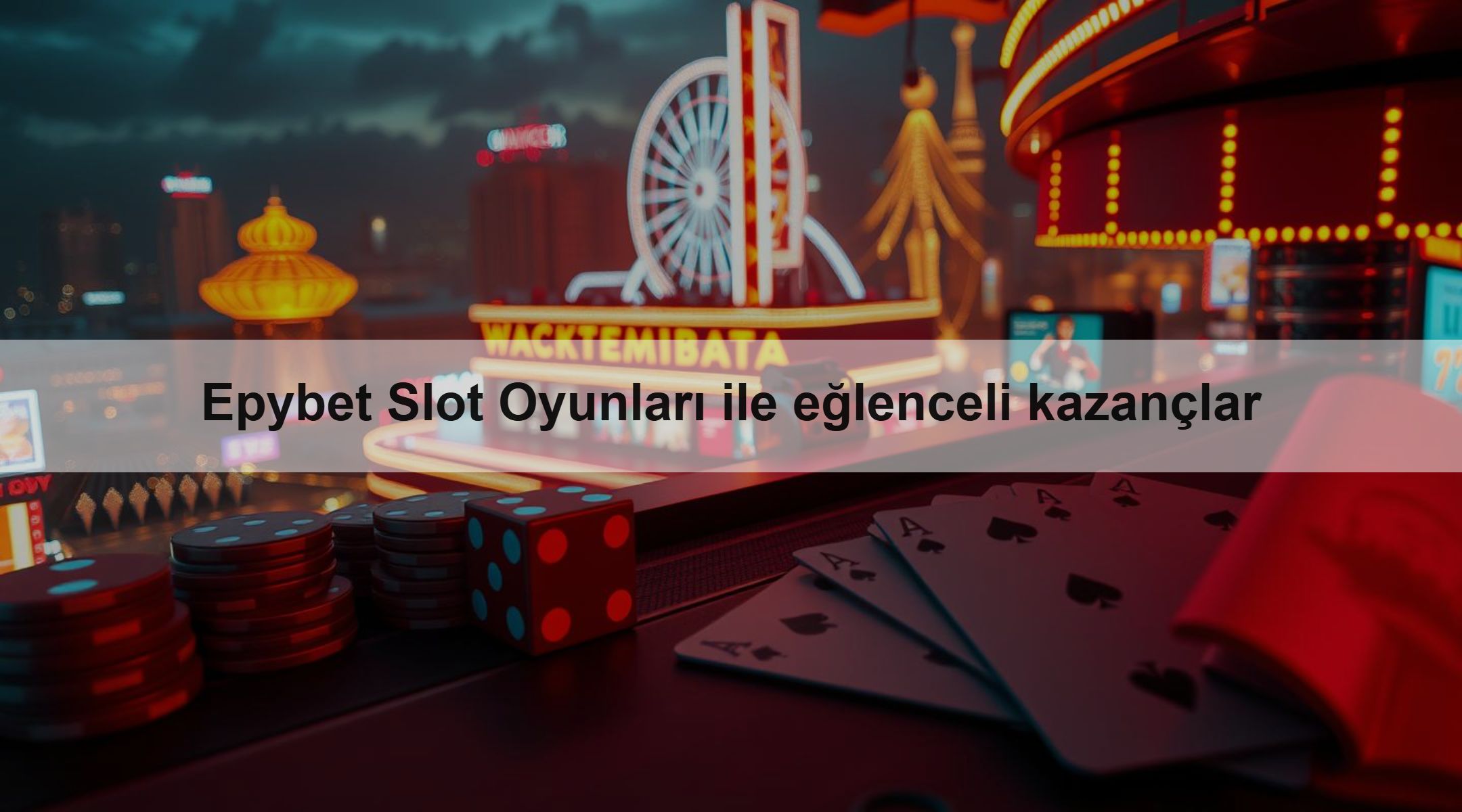 Epybet Slot Oyunları ile eğlenceli kazançlar